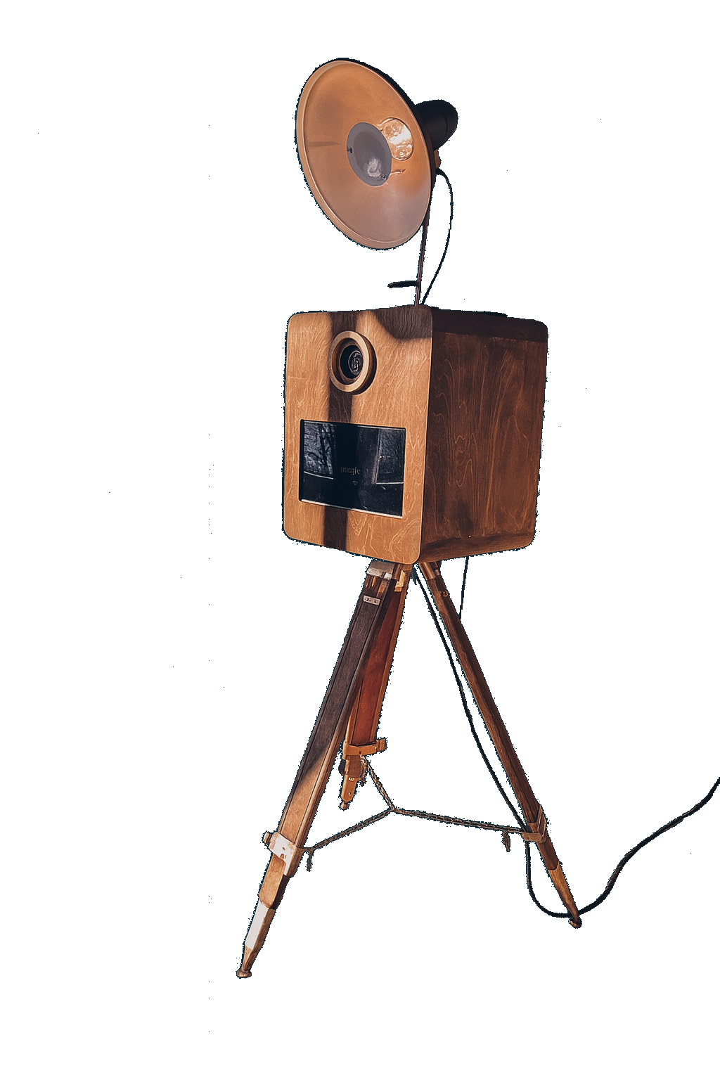 Photobooth Bois marron